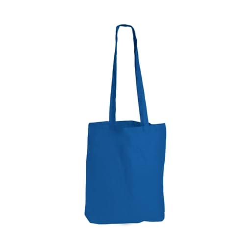 Coloured Cotton Double Long Handle Conference Bag - 140 GSM