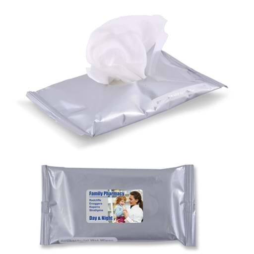 Anti Bacterial Wet Wipes In Pouch