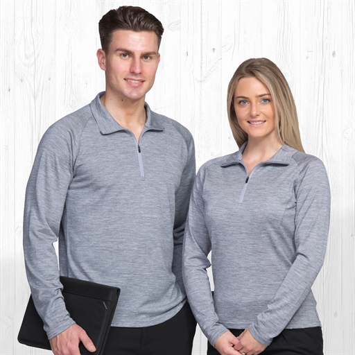 Merino Zip Pullover - Women's