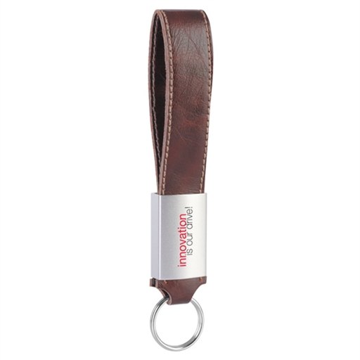 Chain USB PU Leather Flash Drive