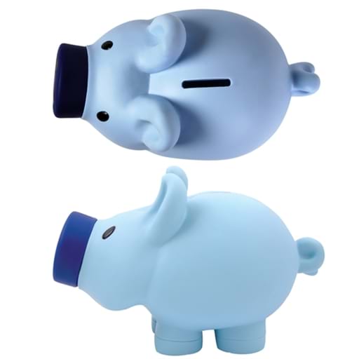Priscilla Pigâ® (Pink) And Patrick Pigâ® (Blue) Coin Bank