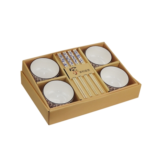 Classical Bowl And Chopsticks Set