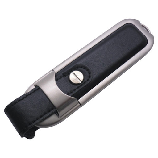 Metal Leather Flash Drive