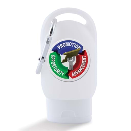 30Ml Liquid Hand Sanitiser With Carabiner