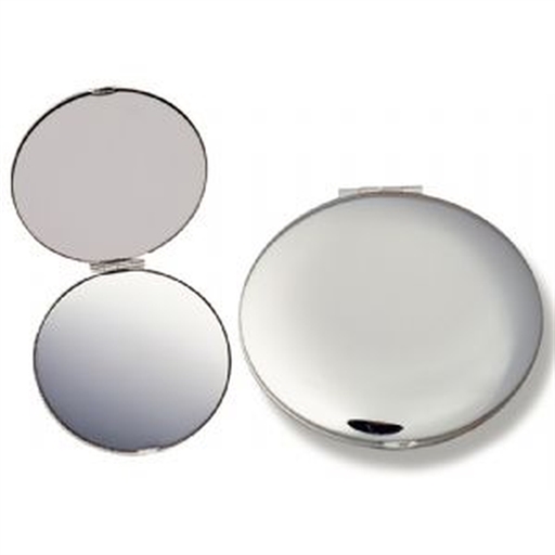 Silver Compact Mirror