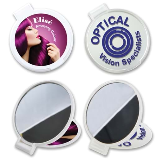 Reflections Round Folding Mirror